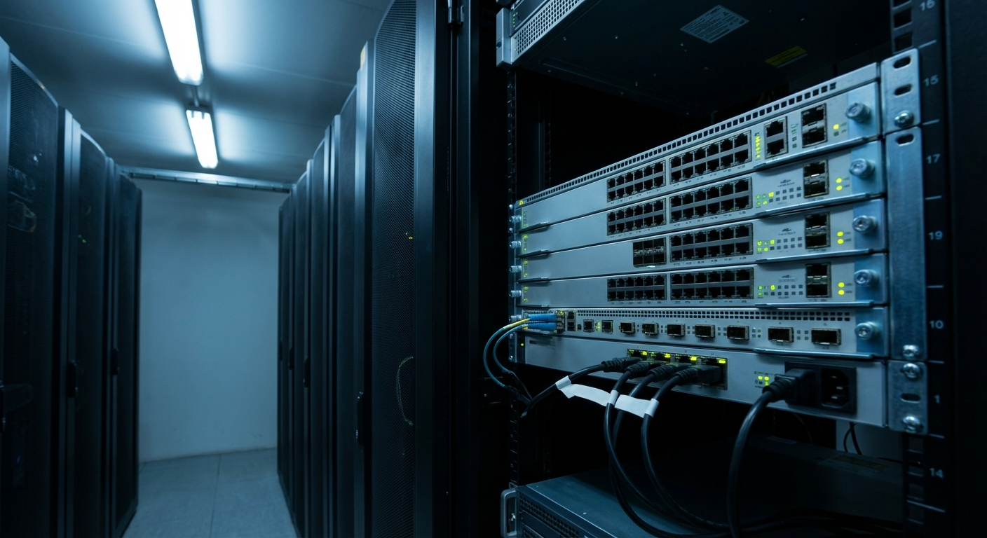 Enterprise Switch rack installation