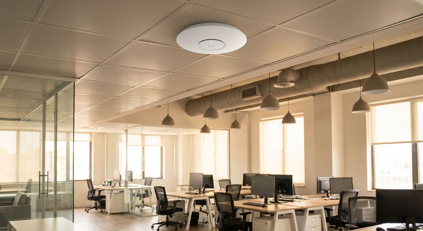 Wi-Fi 6 AP ceiling installation